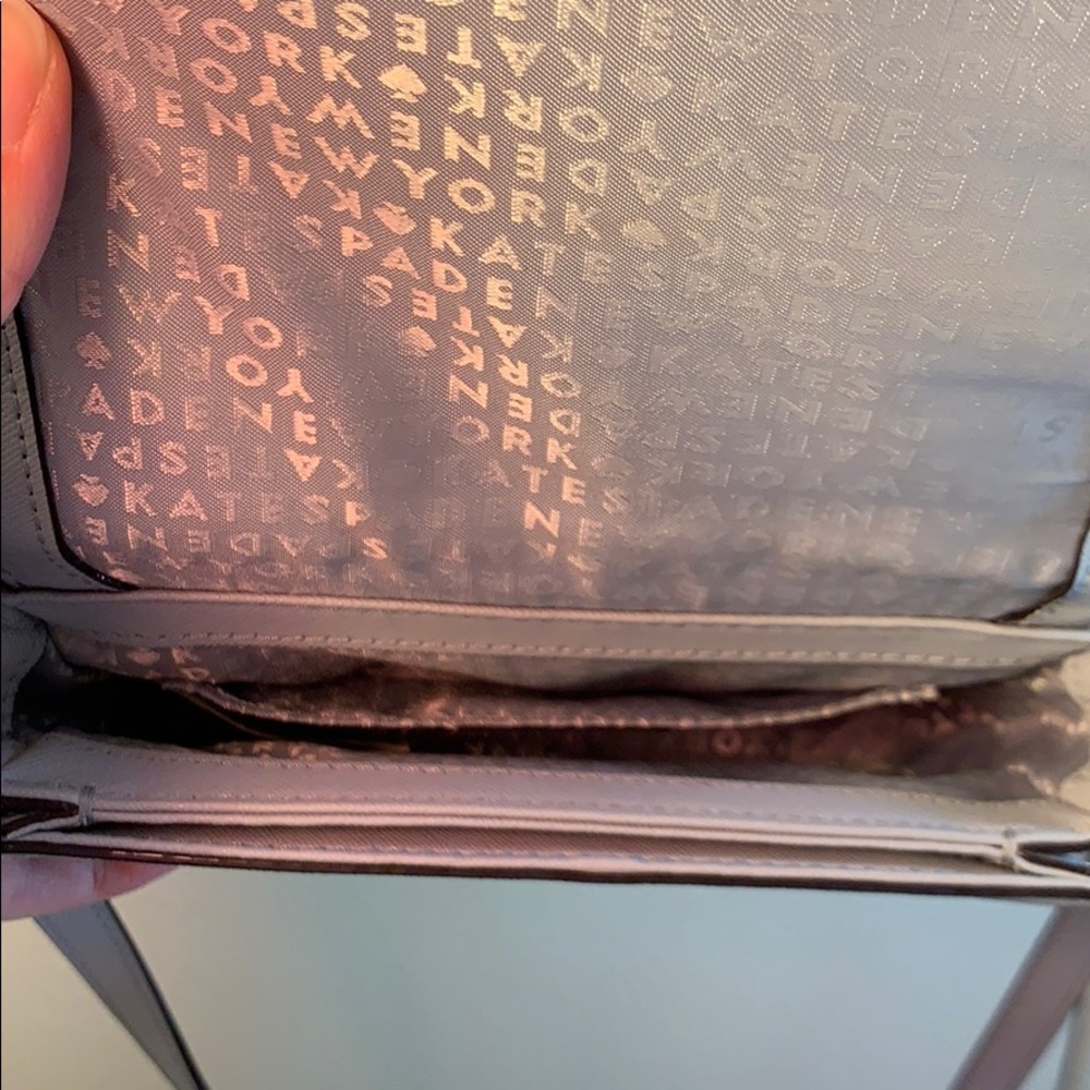 kate spade grey crossbody - Picture 3 of 3